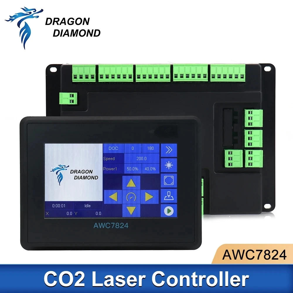 

Trocen 7824 AWC7824 Co2 Laser DSP Controller System Replace AWC708C Lite 6442G 6445G For Co2 Laser Engraving and Cutting Machine