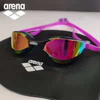Arena HD Swimming Goggles Oversized Frame Anti-Fog Waterproof Racing Goggles for Men and Women Training Goggles Cap