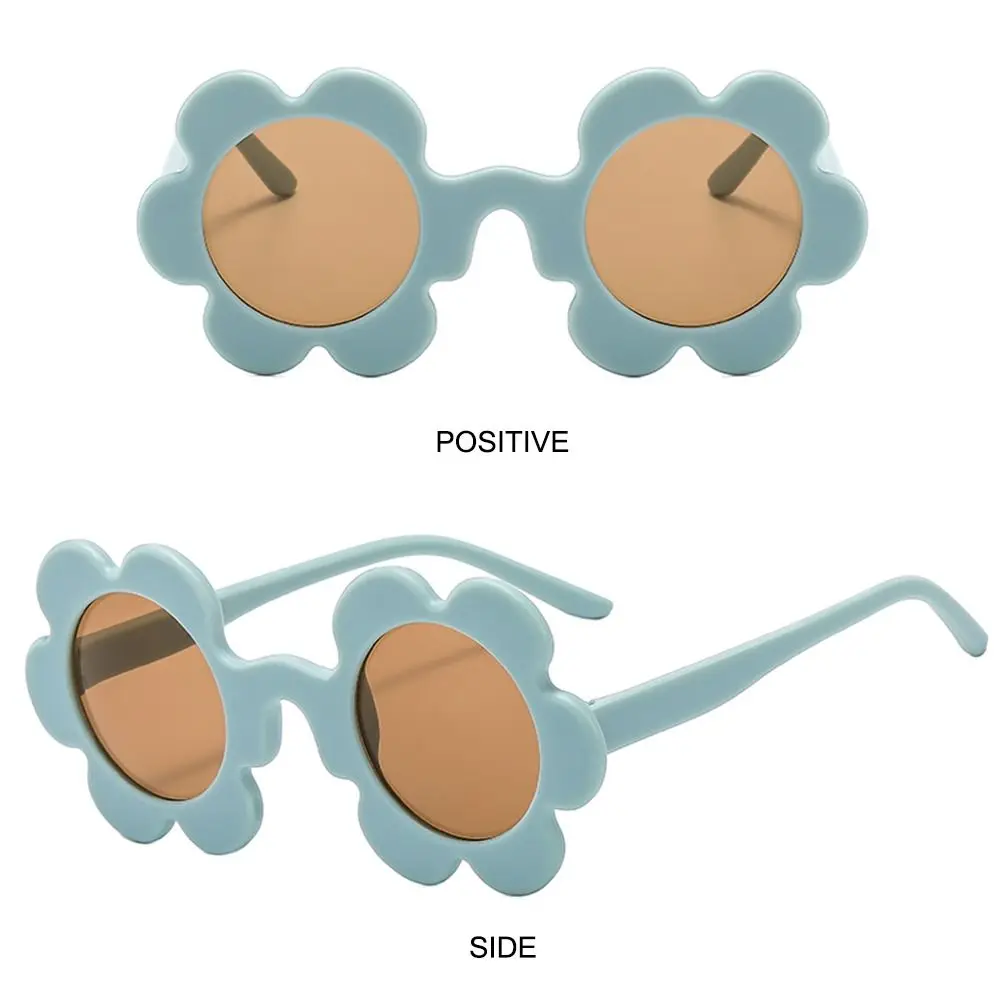 Neue trendige Sonnenblumen-Sonnenbrille für Damen, Retro-Sonnenbrille mit runden Blumen, lustiger Roman, Disco/Festival/Party-Sonnenbrille für Erwachsene – Detail 22