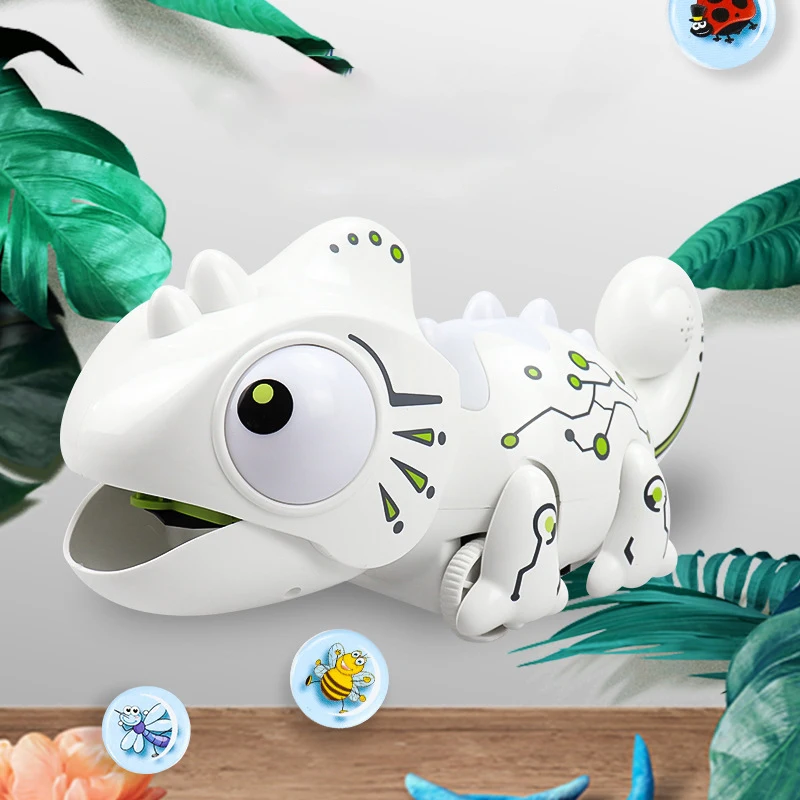 Toys RC Animal Model Electric Pets Robot lizard Remote Control Roar Walking LED Light Funny Novelty Boys Gifts Toys For Children 2