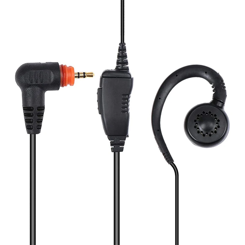 RISENKE Headset for Motorola SL300,SL7550,SL7580,SL7590,SL4000,SL1k,SL1m Walkie Talkie earpiece,1pin,G shape with Mic PTT