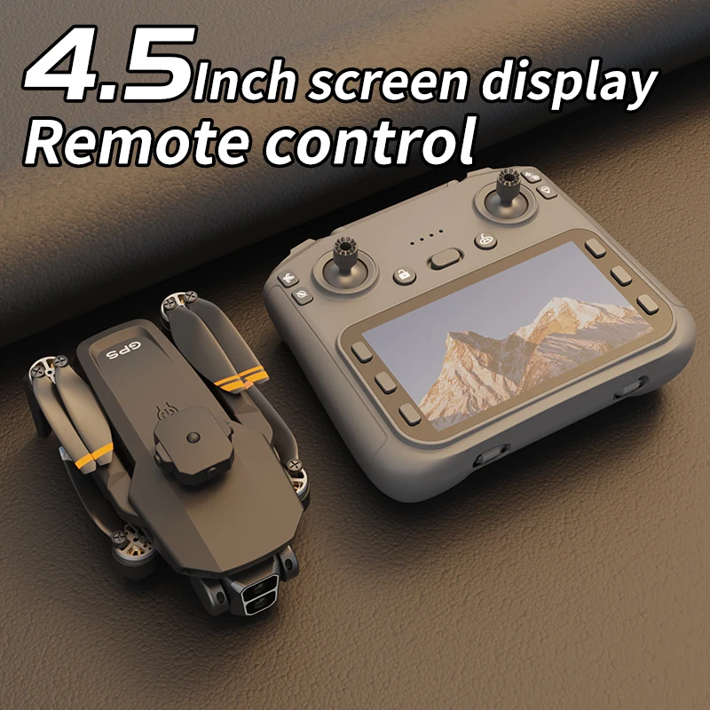 Drone L106-1 PRO 8K GPS avec télécommande écran 5 pouces