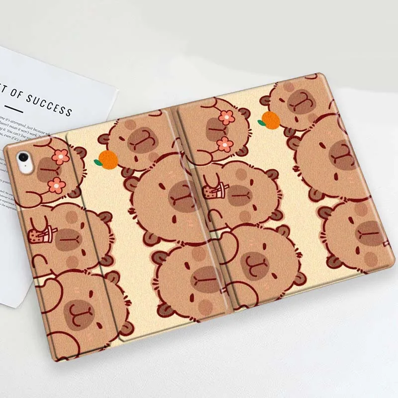 Cartoon Cute Capybara Soft Tablet Case