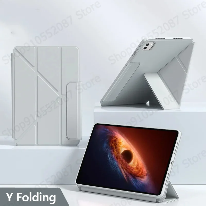 Premium Smart Fold PU Leather Stand Magnetic Cover