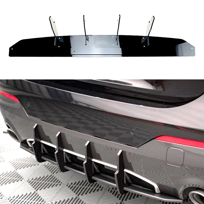 

Для BMW 4 серии G22 G23 модификация черный задний диффузор сплиттер для заднего бампера спойлер комплект губ кузова автомобильные аксессуары 2020-2023