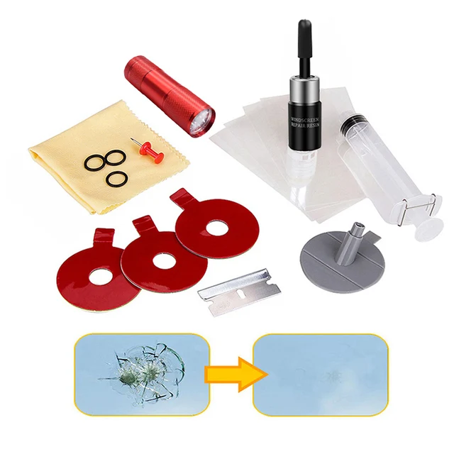 Windshield Repair Kit by Tlopez: A quick and affordable solution for fixing cracked auto glass