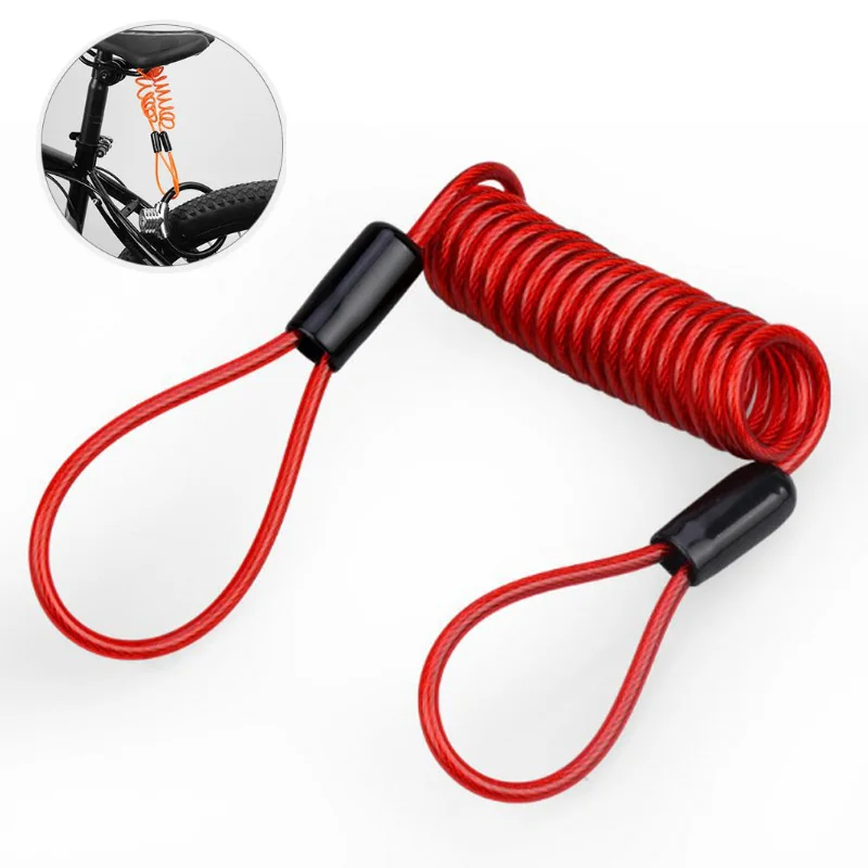 Enhanced Motorcycle Security Disc Brake Lock with Alarm, Carry Case & Reminder Cable