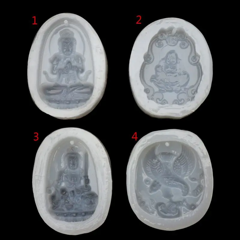 

Taoism Buddhism Resin Jewellery Casting Tray for Earring Pendant