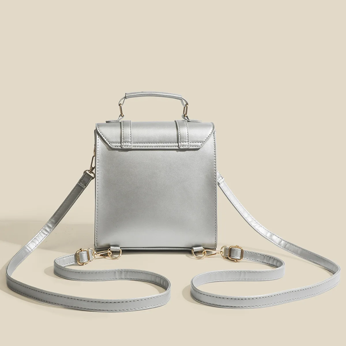 2023 Shining Bright Stars Silver Backpack Fashion Casual Women's Luxury Brand Backpack