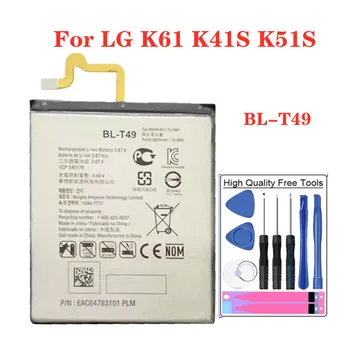 High Quality 4000mAh BLT49 BL-T49 Battery For LG K61 K41S K51S LMQ630EAW LMK410BMW LMK510BMW Replacement Phone Battery + Tools