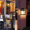 Outdoor Solar Tungsten Wall Light with Motion Sensor IP65 Waterproof LED Safety Light for Patio Outdoor Deck Porch Barn Garage 4