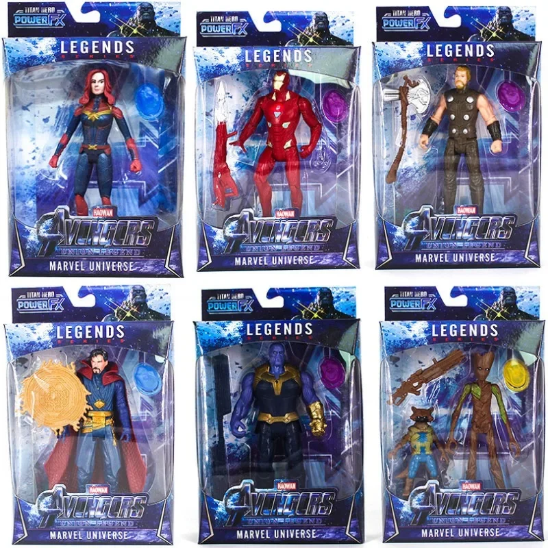 Avengers Endgame Infinity War Action Figures Giocattoli Per Bambini Superhero Legends Iron Man Thor Hulk Thanos Captain Doll