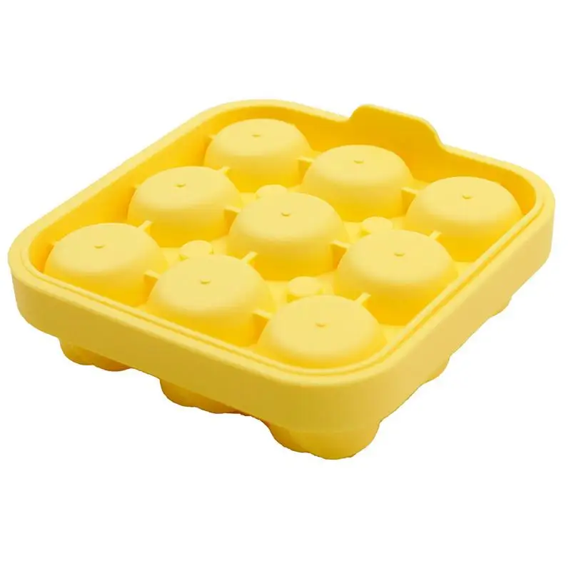 

Rose Ice Maker 9 Cavity Ice Ball Maker Novelty Drink Mold Stackable Large Ice Ball Novelty Drink Mold Rose Flower Shaped