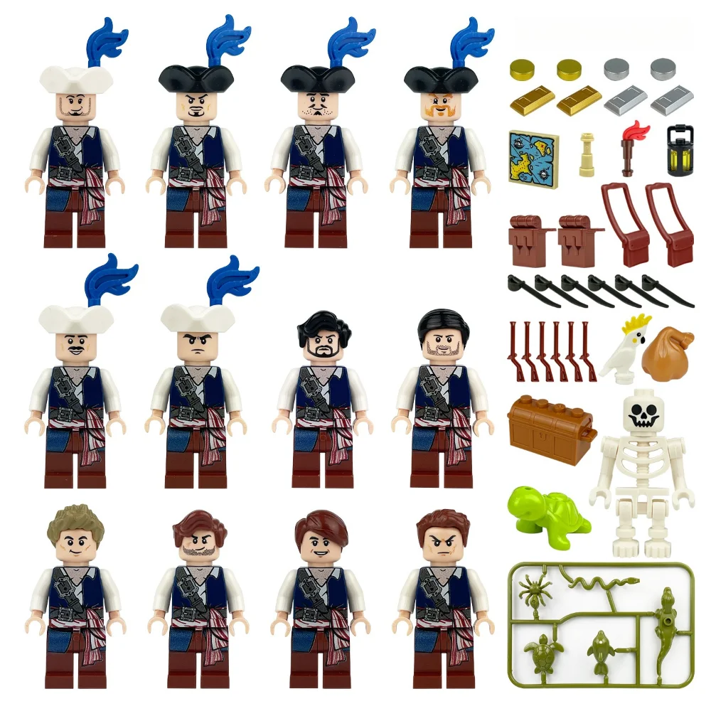 Children's Building Blocks Toy Mini Figure Humanoid Dolls Cartoon Character Birthday Gift Educational Playset for Kids - 5