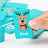 Children Hand Scratch Wooden Puzzle Toy Board Baby Cartoon Montessori Early Education Farm Fruit Cognitive MatchingToy 6
