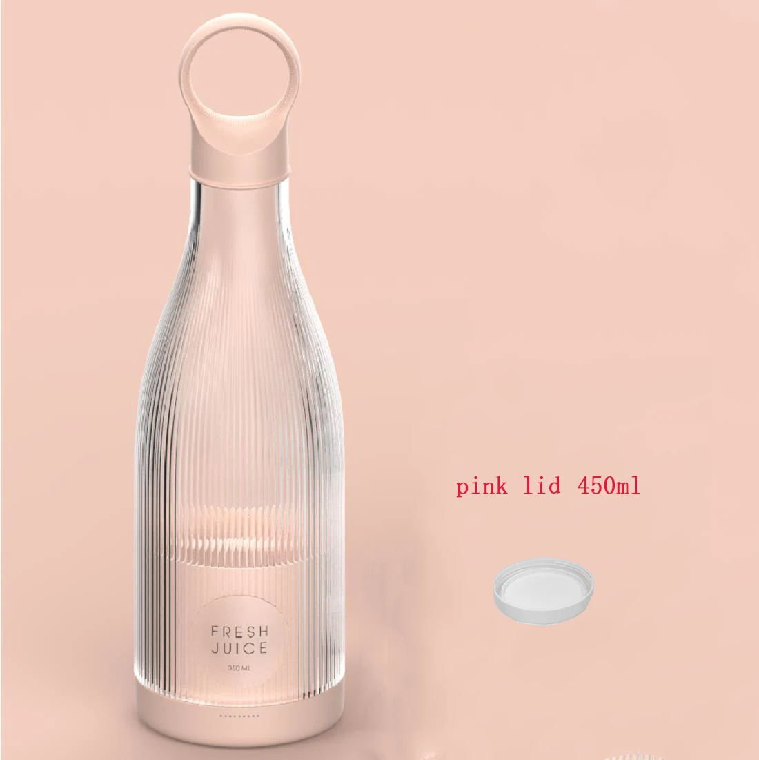 Pink 450ML com Lid