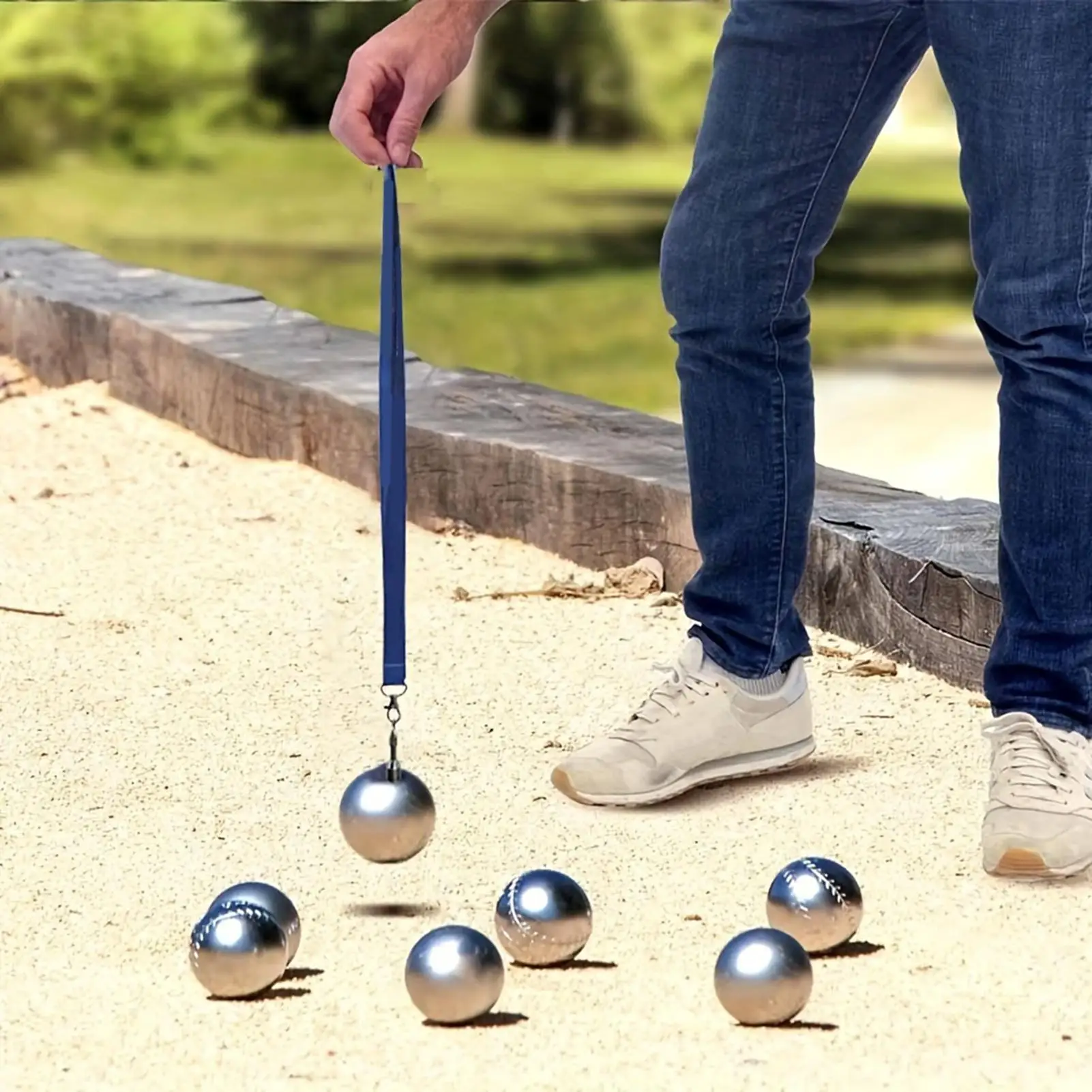 Bocce Balls Picker Set Secure Strong Magnet Portable Bocce Ball Retriever Tool Magnet For Daily Training Match Competition Sand