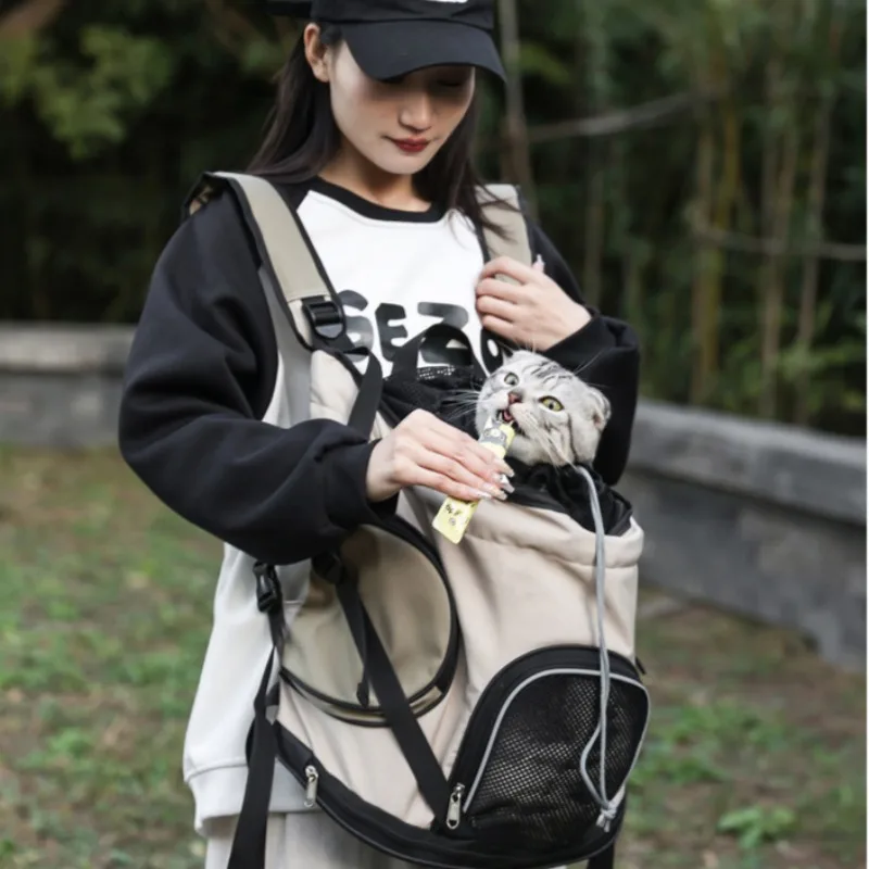 Portable Cat Bag Small Dog Carrier Puppy Kitten Cat Travel Bag Breathable Cage Dog Backpack for Small Dogs