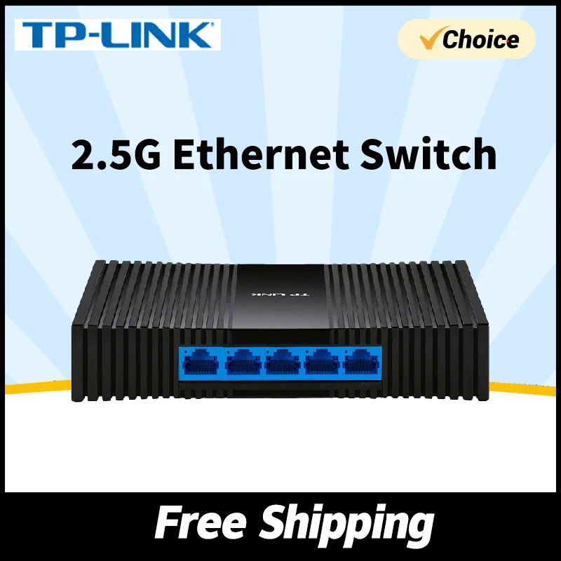 Tp-link-switch de Rede Ethernet Internet Splitter Plug And Play Networking Hub 1g Switches 2.5gbps 2500m Rj45 Portas