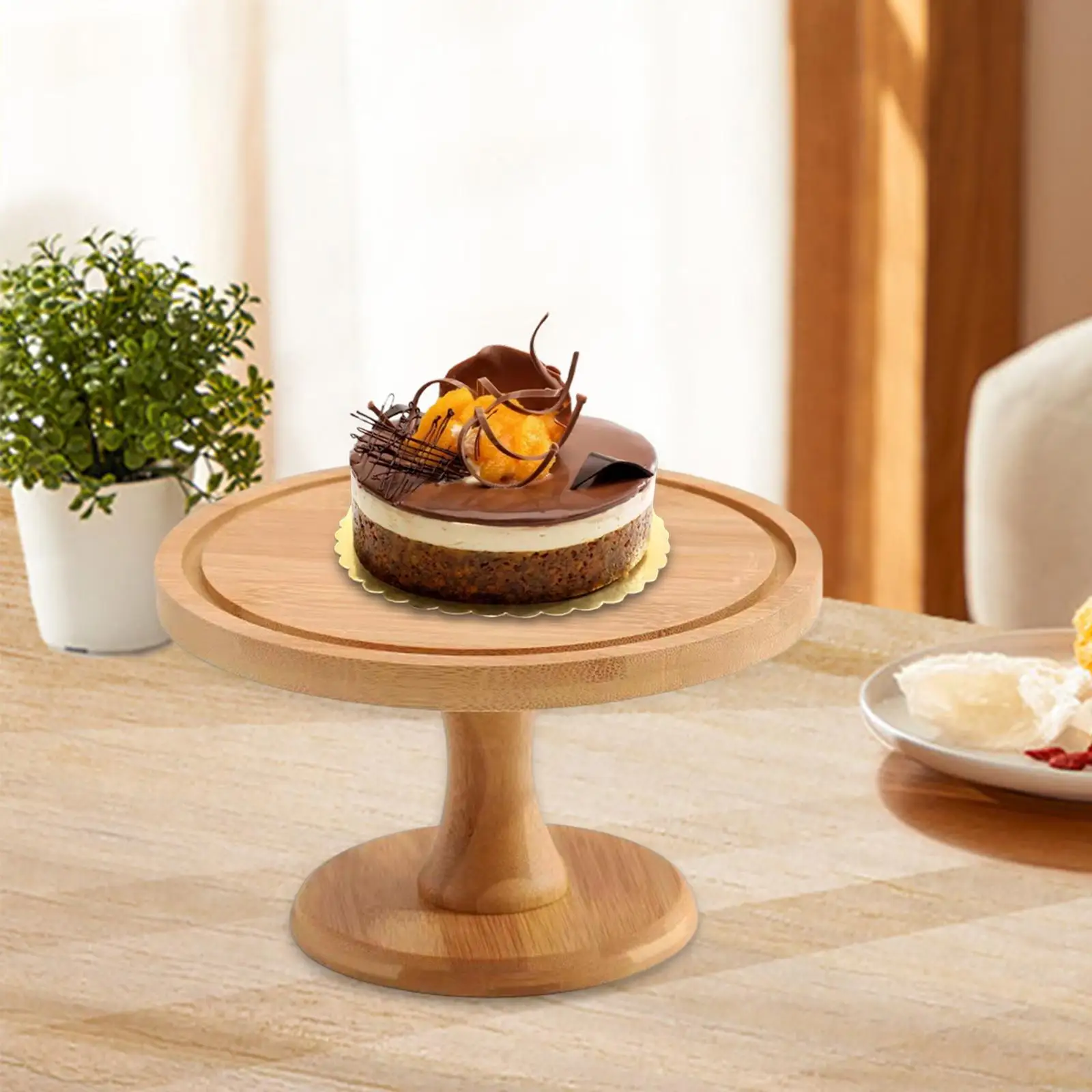 Cake Stand Pedestal Farmhosue Style Dessert Display Plates Serving Tray for Cakes Pies Dessert  Centerpiece Birthday