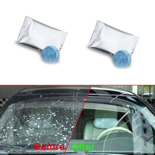 10Pcs Cleaning Tools Auto Home Window Glass Dust Washing Car Accessories Car Windscreen Effervescent Tablets Solid Cleaner Wiper