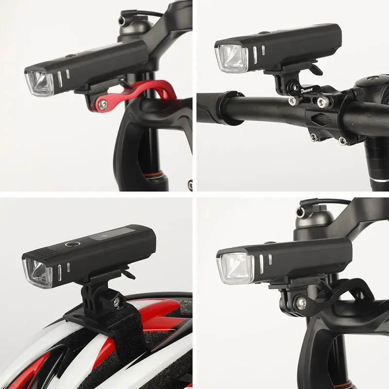 Deemount Bicycle Headlight Auto Manual Front Lighting Battery