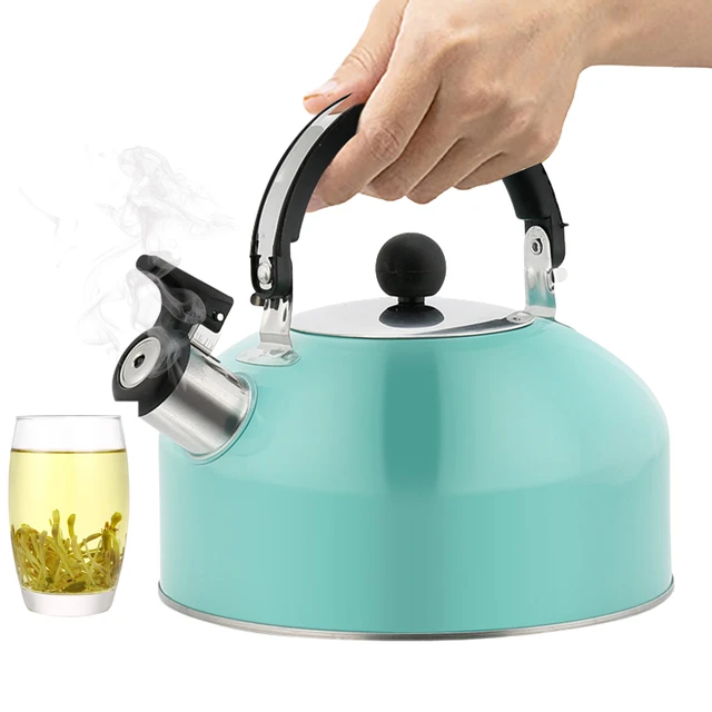 Whistling Kettle Teapot Stovetop Teakettles For Halogen Stove Wood Stove  Ergonomic Handle Teakettle For Induction Cooker - AliExpress