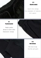 Ensemble de survêtement pour homme automne-hiver, sweat-shirt à capuche + pantalon de jogging à cordon de serrage, tenue de sport décontractée en deux pièces 6