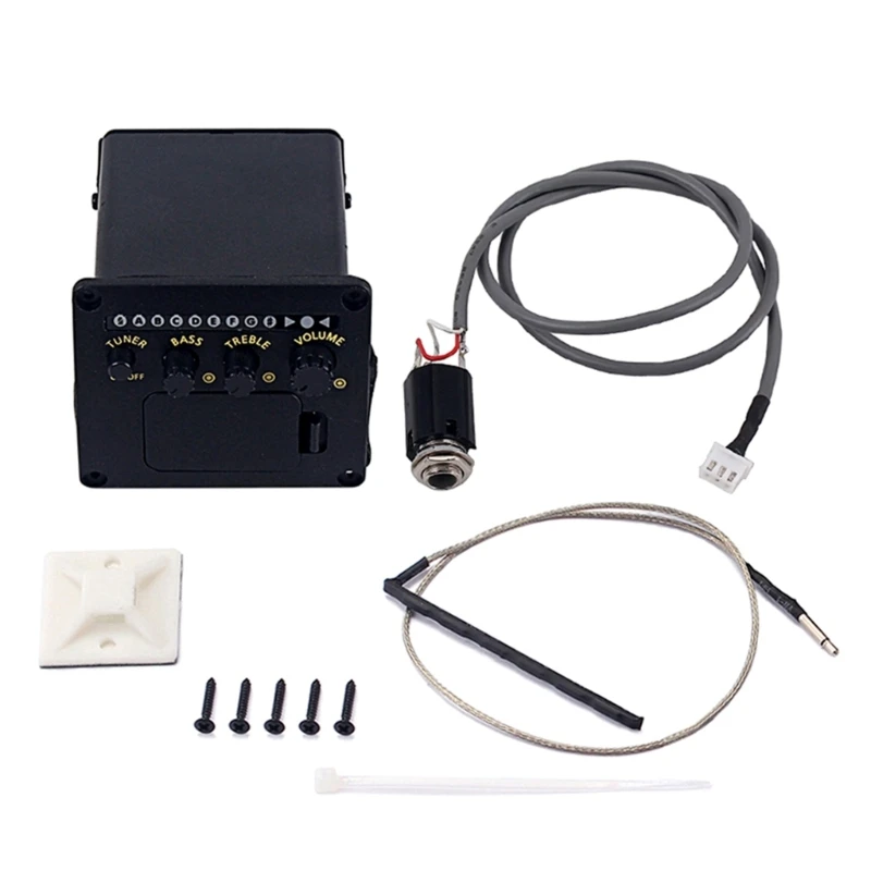 

2-полосный эквалайзер, предусилитель, эквалайзер, звукосниматель, гитарный эквалайзер, пьезо-звукосниматель, система, Прямая