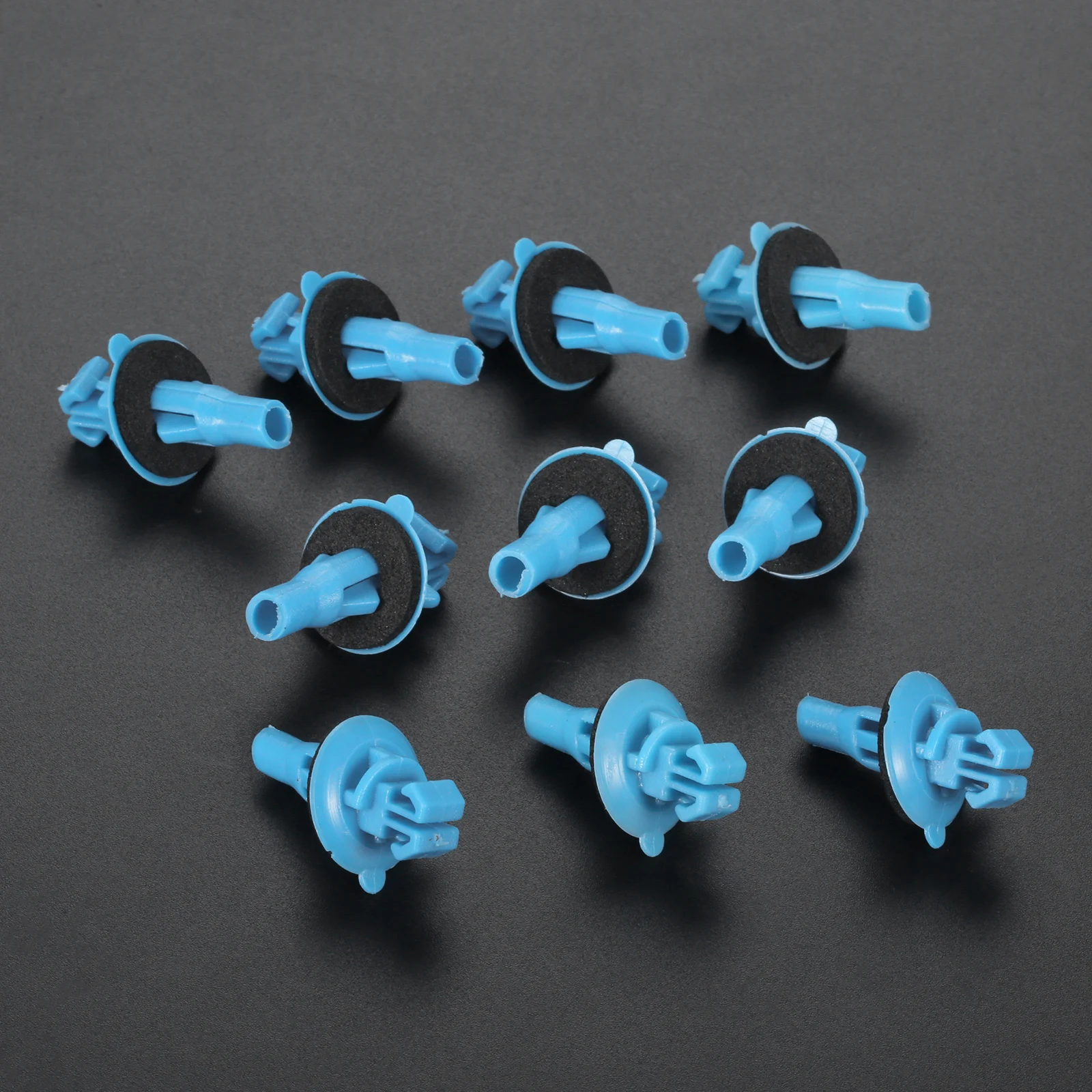 10Pcs Plastic Auto Fastener Clip Car Exterior Side Body Moulding