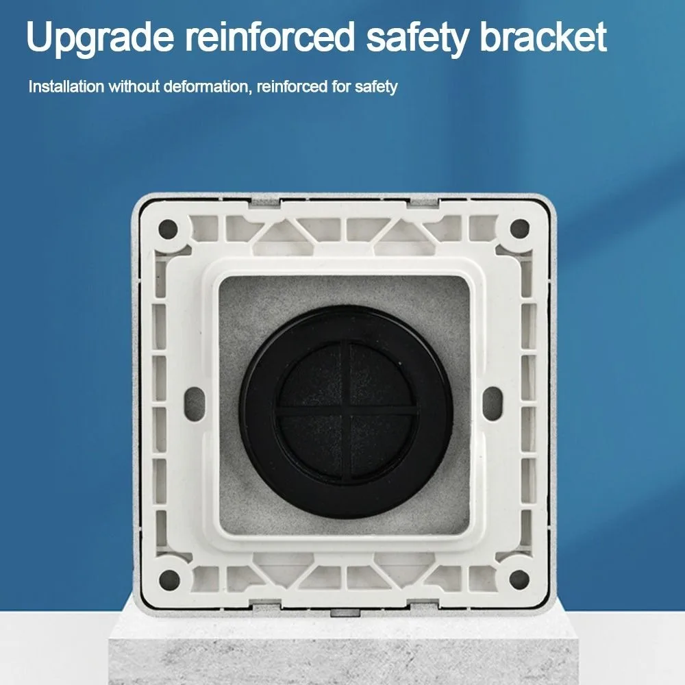 Electrical Supplies Wall Blank Panel With Outlet Hole 86Type Cable Cover Cable Organizer Storage Network Rubber Pad