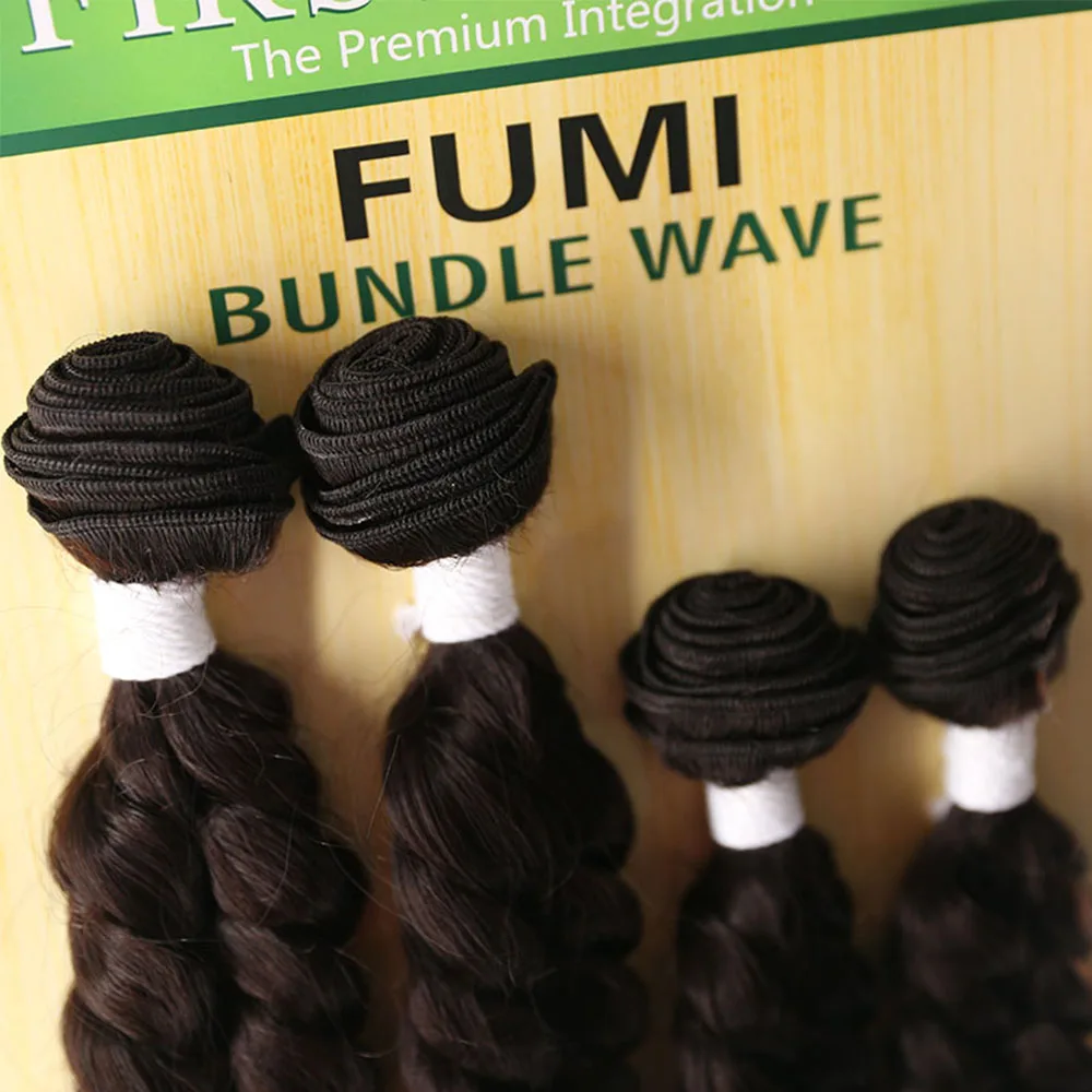 IPARTY Funmi Curly Synthetic Hair Bundles Loose Wave Hair Weaving 16-18 Inch Weft Extensions for Women Fluffy Hairstyle