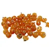 10mm orange natural stone button National style retro new Chinese Tang dress Hanfu button abacus bead jade button 1