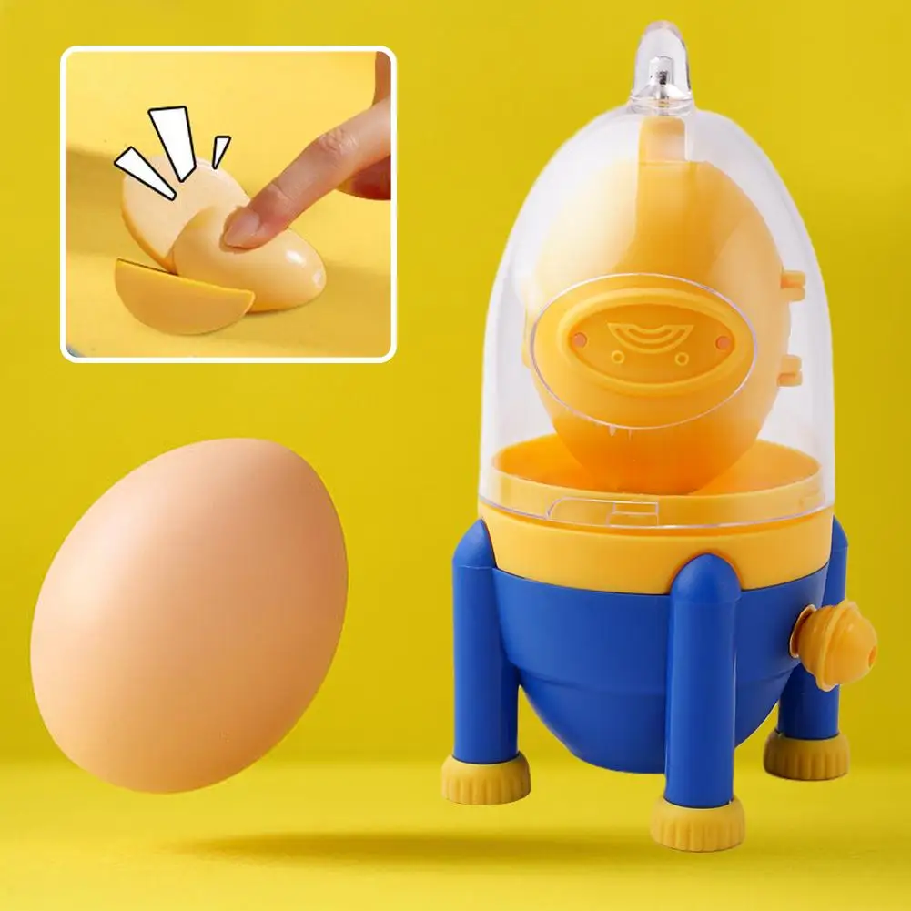 Egg Yolk Shaker Gadget Manual Mixing Food Grade Golden Whisk Eggs Spin Mixer Stiring Maker Puller Kitchen Cooking Baking Tools