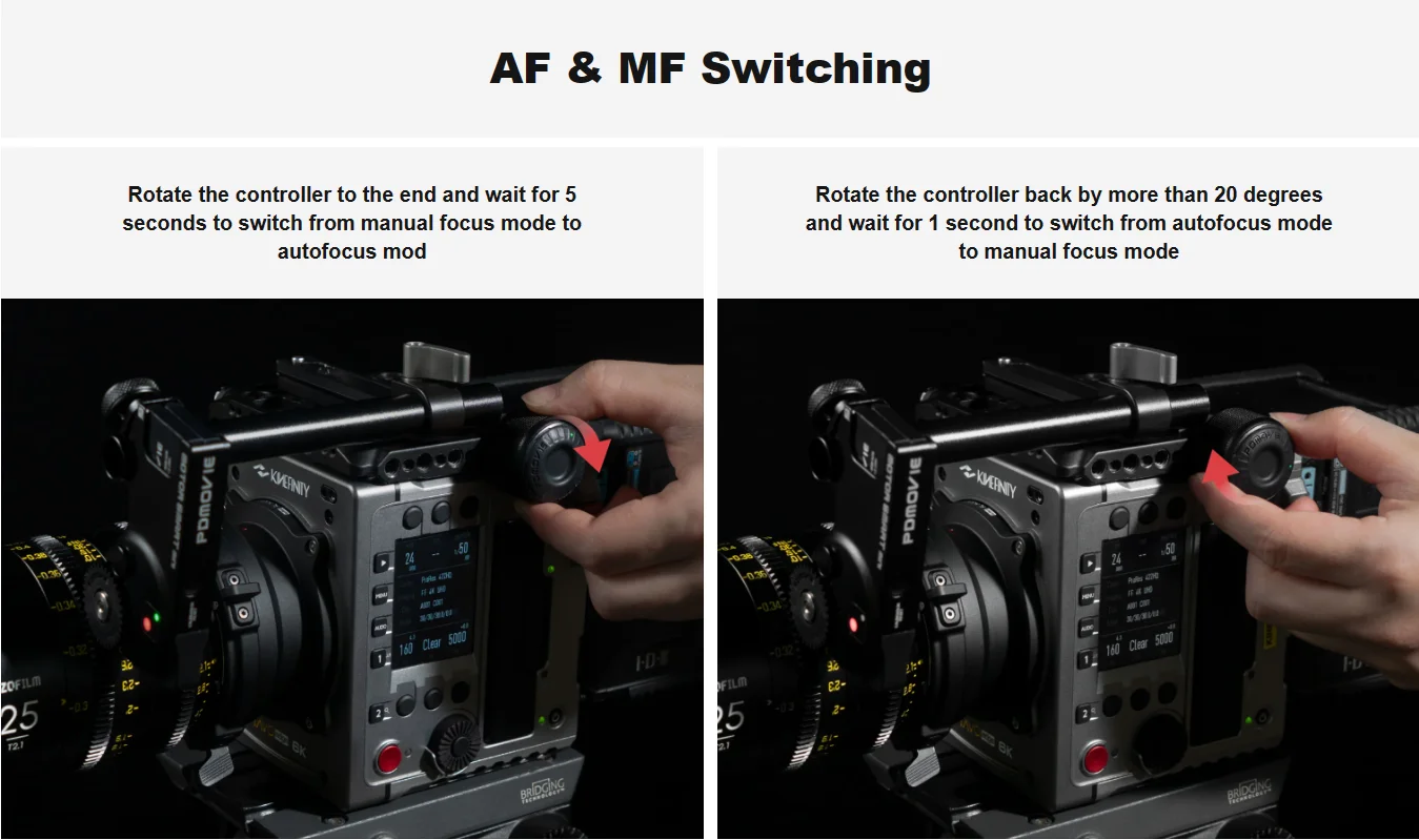 LIVE AIR3 SMART Wireless Follow Focus Lens Control System Bluetooth for Ronin S