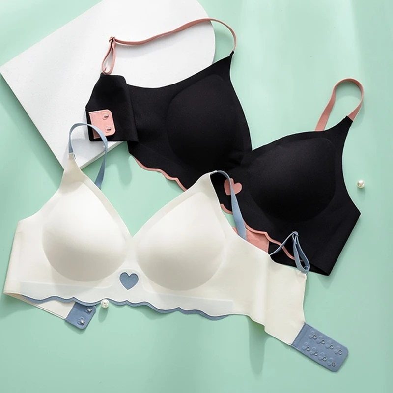 High-quality Seamless Underwear Women's Comfortable Gathered Breathable Breasts Sexy Beautiful Back Sports Bra Thin Section