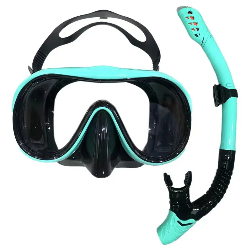 HB Diving mask Snorkeling kit Adult silicone skirt anti-fog goggles Swimming gear