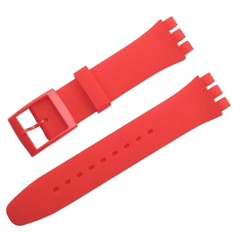 Durable Waterproof Silicone Watchband - Soft Rubber Replacement Wristband Strap