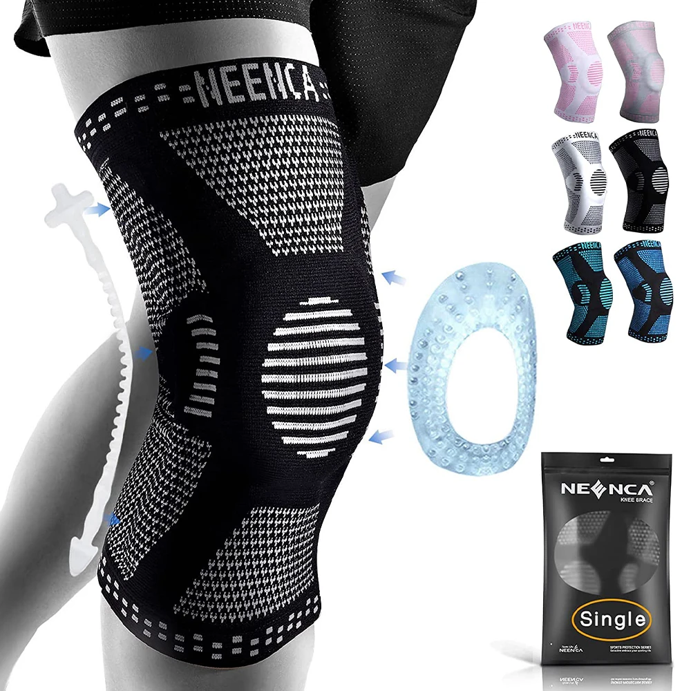 Copper Knee Brace with Patella Gel Pad & Side Stabilizers