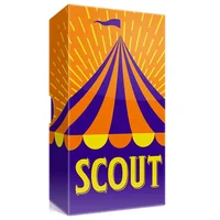 Double your language fun with the Circus Scout Poker Card Game /Nine Tiles Panic/Maskmen/– Perfect for memorable nights!
