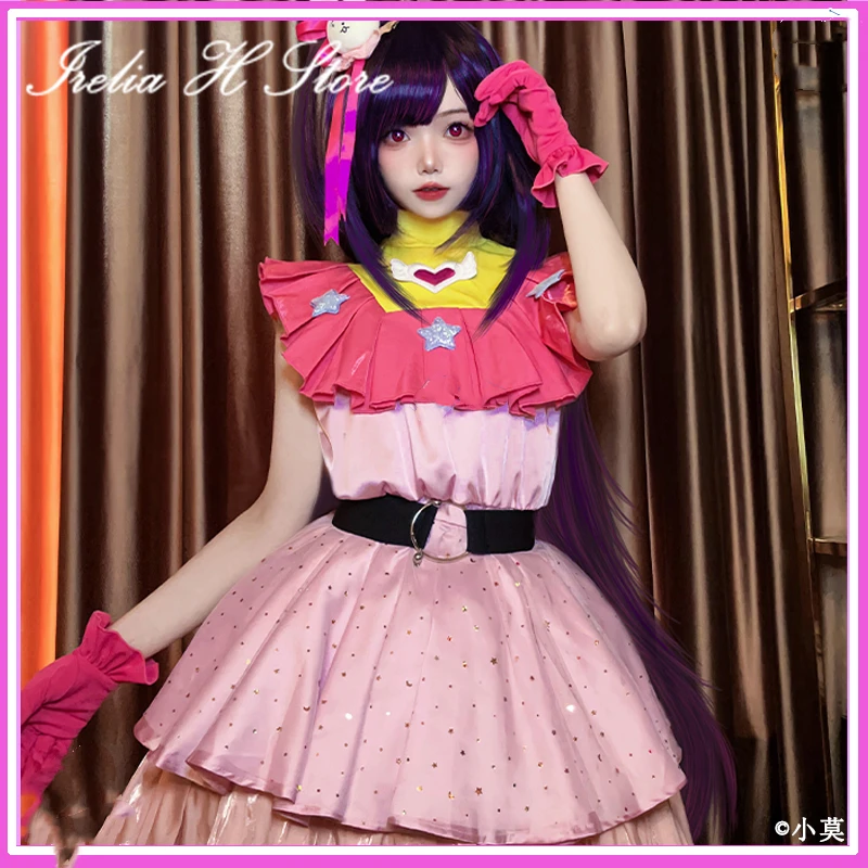 

Irelia H Store Ai Hoshino Cosplay Costume Anime OSHI NO KO Ai Hoshino Idol outfit dress female