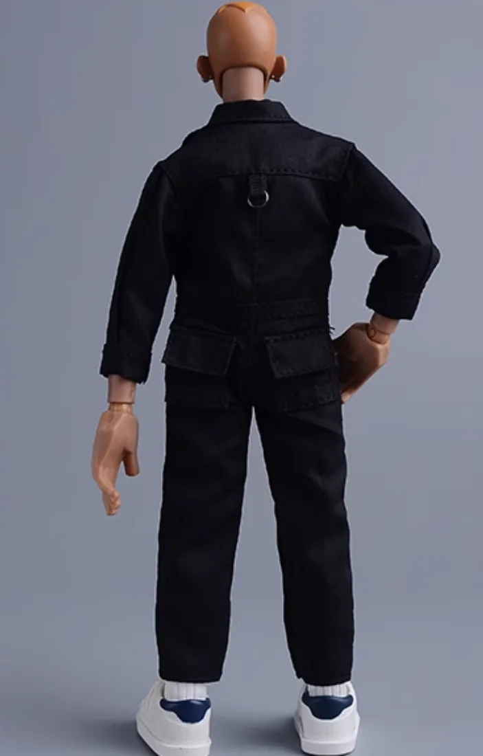 Fanatic 1/12 Soldier Trendy Clothes Bodysuit Einteiliger Hosenanzug Loose Workwear Jumpsuit Modell für 6-Zoll-Actionfiguren Auf Lager – Detail 2