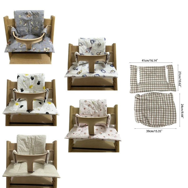 Waterproof Leak-Proof Baby Chair Cushion Comfortable Durable Children Booster Seat Pad for Toddler High Chairs