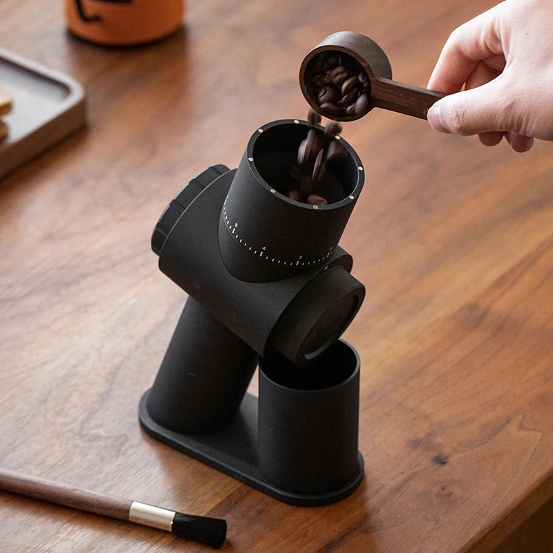 

ITOP Coffee Grinder 28mm Titanium Plated Conical Burrs Quiet Slow Grinding 60 R/Min Stepless Adjustment Cup Dia. 5.6cm