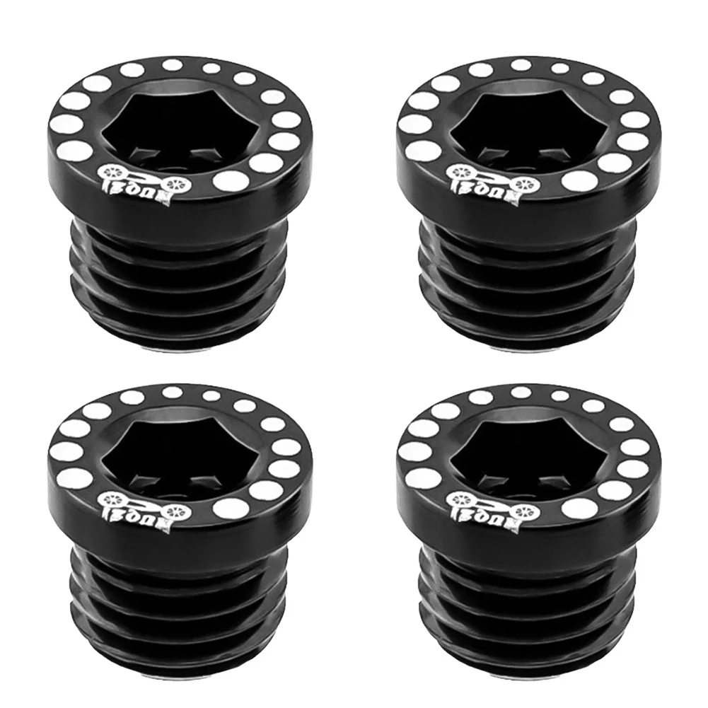 

Bicycle Spare Parts Plug Screw Riding Yellow 10g 12*9.6mm 3 Colors 4PCS Aluminum Alloy Bicycle Spare Parts Black