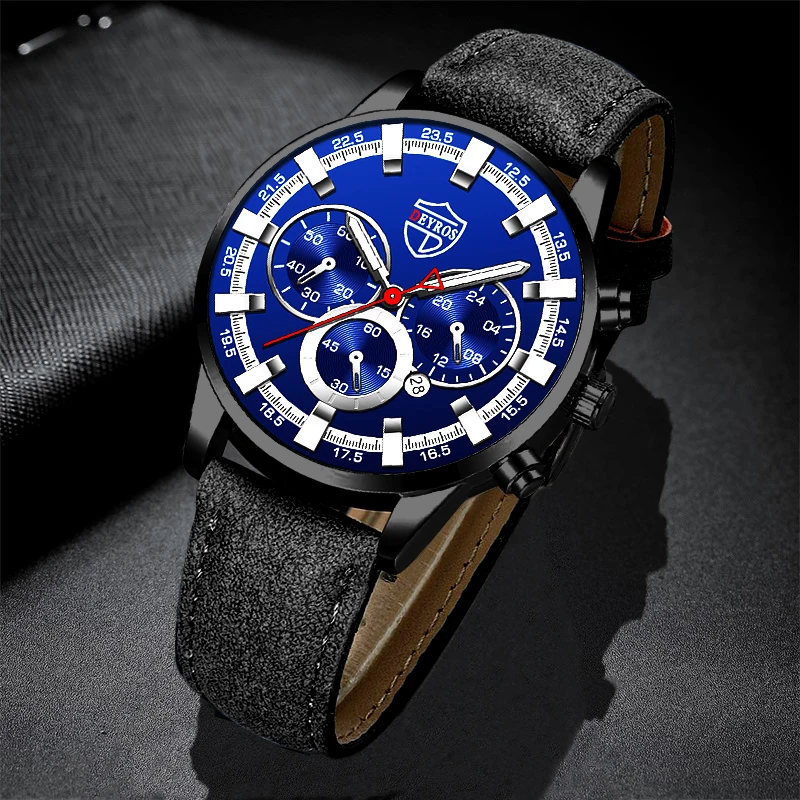 2022 New Fashion Luxury Mens Watches Men Business Leather Dial Analog Wrist Watch Man Casual Quartz Clock Relogio Masculino new roco ho train model 73324 1 87 br114 db ag flywheel analog electric locomotive rail car hot wheels 2022