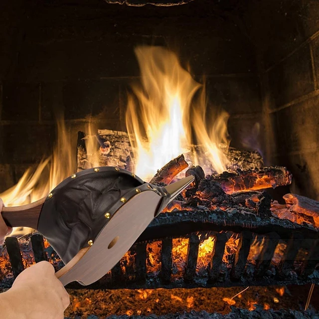 Fireplace Blower,Manual Wood Air Blower,Retro Fireplace Blower With Lanyard  For Outdoor Camping, BBQ Grill, Wood Stove - AliExpress