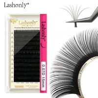Lashonly 12Lines Natural False Eyelashe Extension Korea PBT Fluffy Classic Lash Supplies Professional Faux Mink Volume Lashes 1