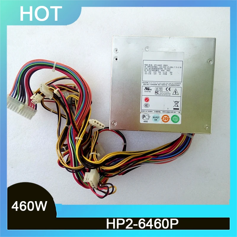 For Zippy Medical Workstation Power Supply HP2 6460P MAX 460W