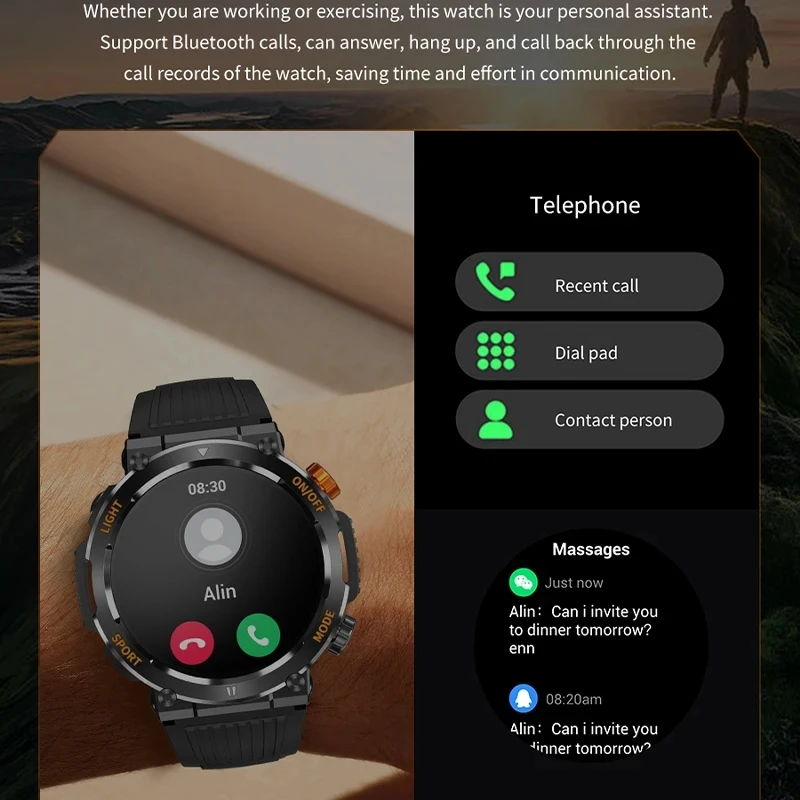 Ʈ ġ, IP68 , 1.45 ġ, 360*360 ȭ ȭ, GPS  ,  ȭ,   ƮϽ